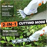 LIGO Cordless Grass Shear Shrub Trimmer 2-in-1 7.2V Battery 1.31lb view 2