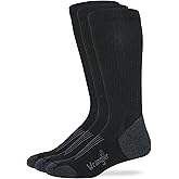 Wrangler Men's Ultra Dri Compression Seamless Toe Tall Boot Socks (3 Pairs)
