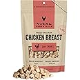 Vital Essentials Freeze Dried Raw Single Ingredient Dog Treats, Chicken Breast, 3.75 oz | Premium Quality High Protein Training Treats | Grain Free, Gluten Free, Filler Free