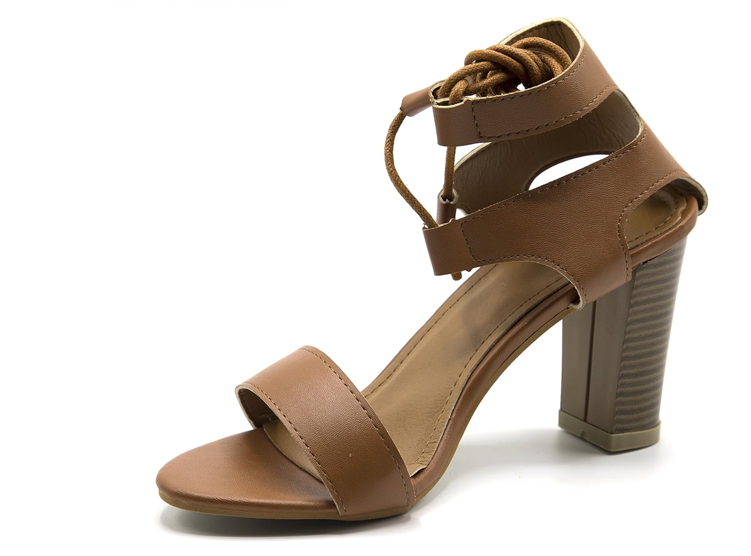 strap up block heels