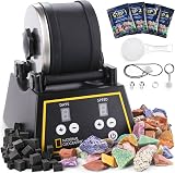 Blue Marble National Geographic Professional Rock Tumbler Kit 9 Gemstones view 1