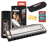 Hohner Special 20 Harmonica - Key of C Bundle with