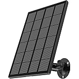 Solar Panel Compatible with  Zumimall Outdoor Wireless Camera GX1S/Q1PRO,Waterproof Solar Panel with 10ft Charging Cable, Con