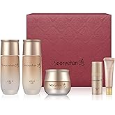 Sooryehan Bichaek True-Rejuvenating Skincare gift Set (206 ml/6.97 fl oz) - Radiant and Firm Skin, Skin Elasticity by LG Beauty. Korean Panax Ginseng, Korean Medicine Extracts