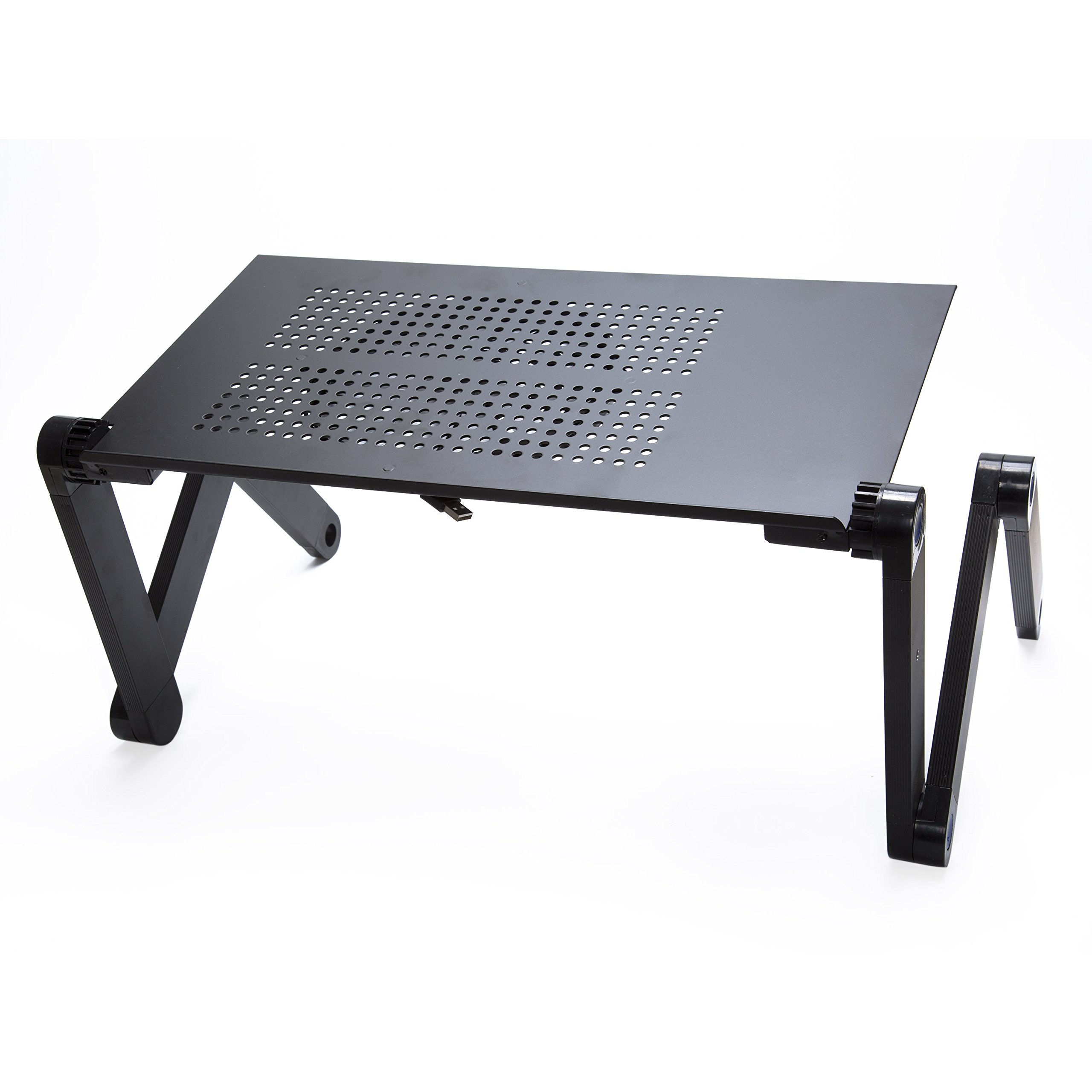 Mesa Multifunción Portátil Tabla Mesa Soporte con Base de refrigeración para portatils de 17\