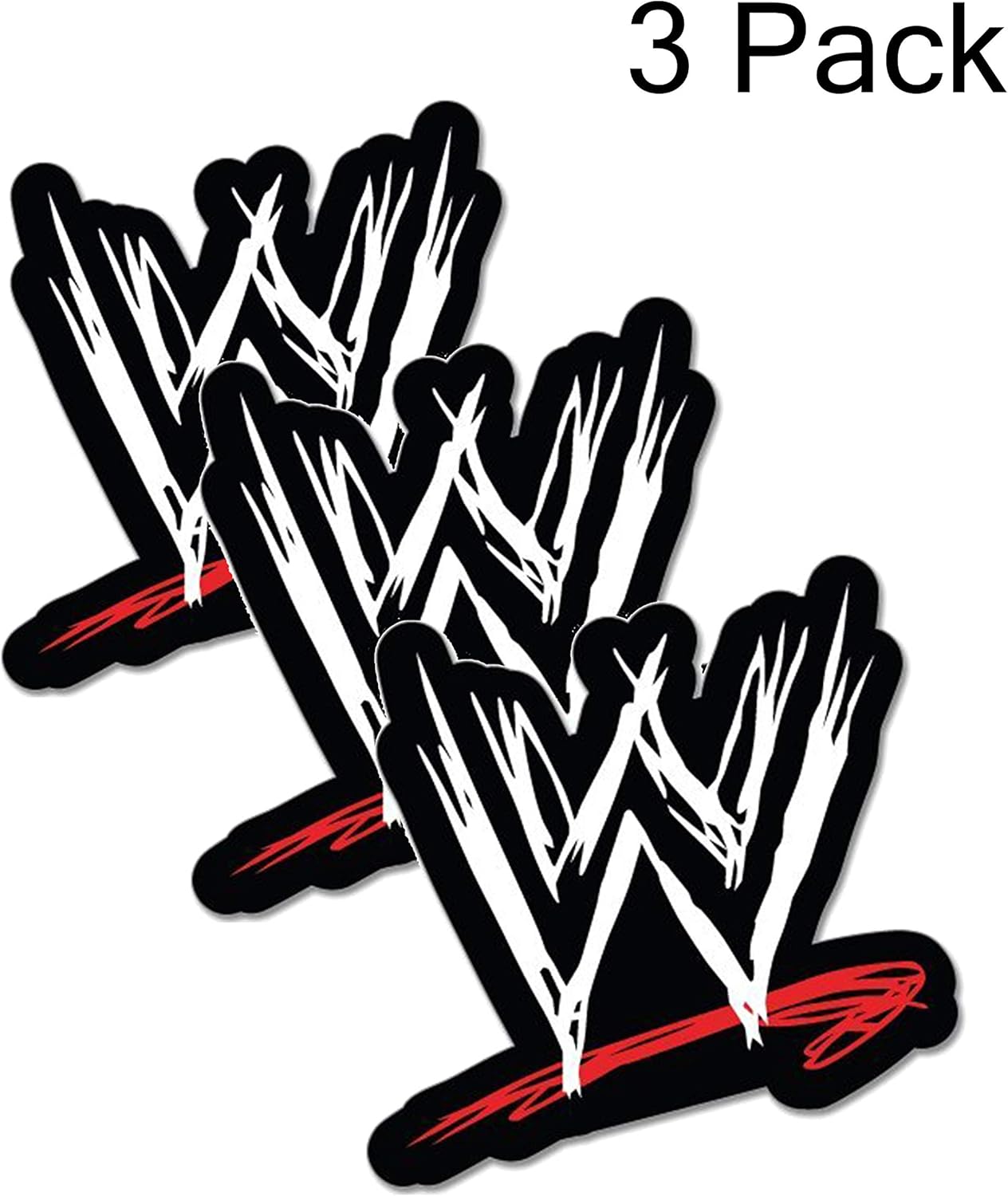GTOTd Stickers for World Wrestling Entertainment. 4x4'' Sticker Decal (3 Pcs).Gifts World Wrestling Entertainment Toys Merchandise Party Supplies for Fans.