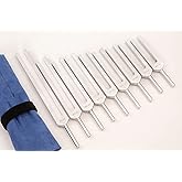 Solfeggio Tuning Forks for Healing Set - Made in the USA - Chakra Tuning Fork Set Includes 528 hz Tuning Fork - Sound Healing Instruments &amp; Sound Therapy Instruments