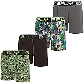 2FLY Mens Boxer Briefs Multipack Ultra Soft, Active Stretch Underwear