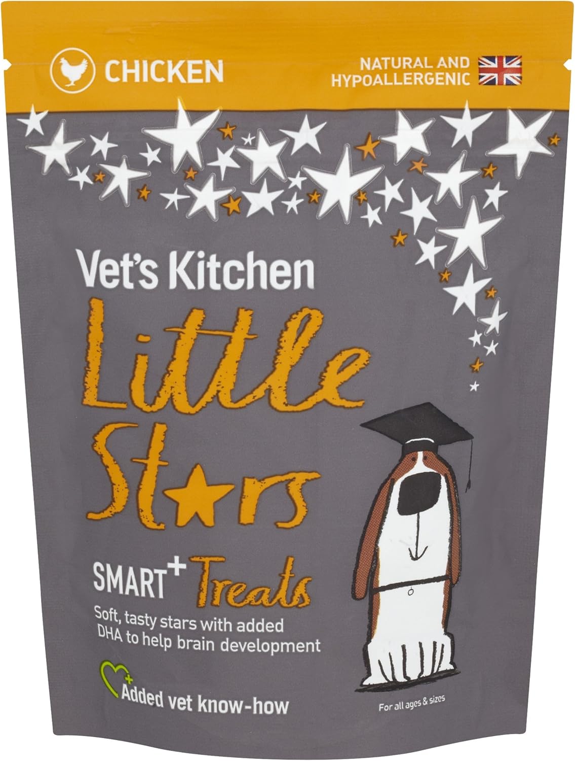 Vet’s Kitchen Dog Treats Little Stars Chicken 80 g (Pack of 8) BigaMart