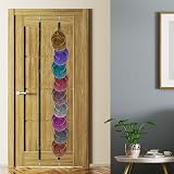 Jetec 2 Pack Adjustable Door Cap Rack Closet Hanging Organizer Hook Holder Black view 6