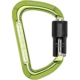 Triple Lock Gate - Forged Modified-D Aluminum - Green Anodized Finish - 24kN MBS / 16kN Gate Strength