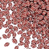 Alpinleux 100 Pcs Oval Football Beads, Football Charms for Jewelry Making, Sports Beads for Bracelets Making, Necklace, Jewelry Making Accessories Supplies