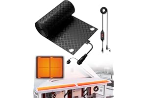 Heated Snow Melting Mat Outdoor for Roofs, 10" x 118" Heated Outdoor Mats Graphene 2.0 for Ice Dam Prevention and Snow, Melts