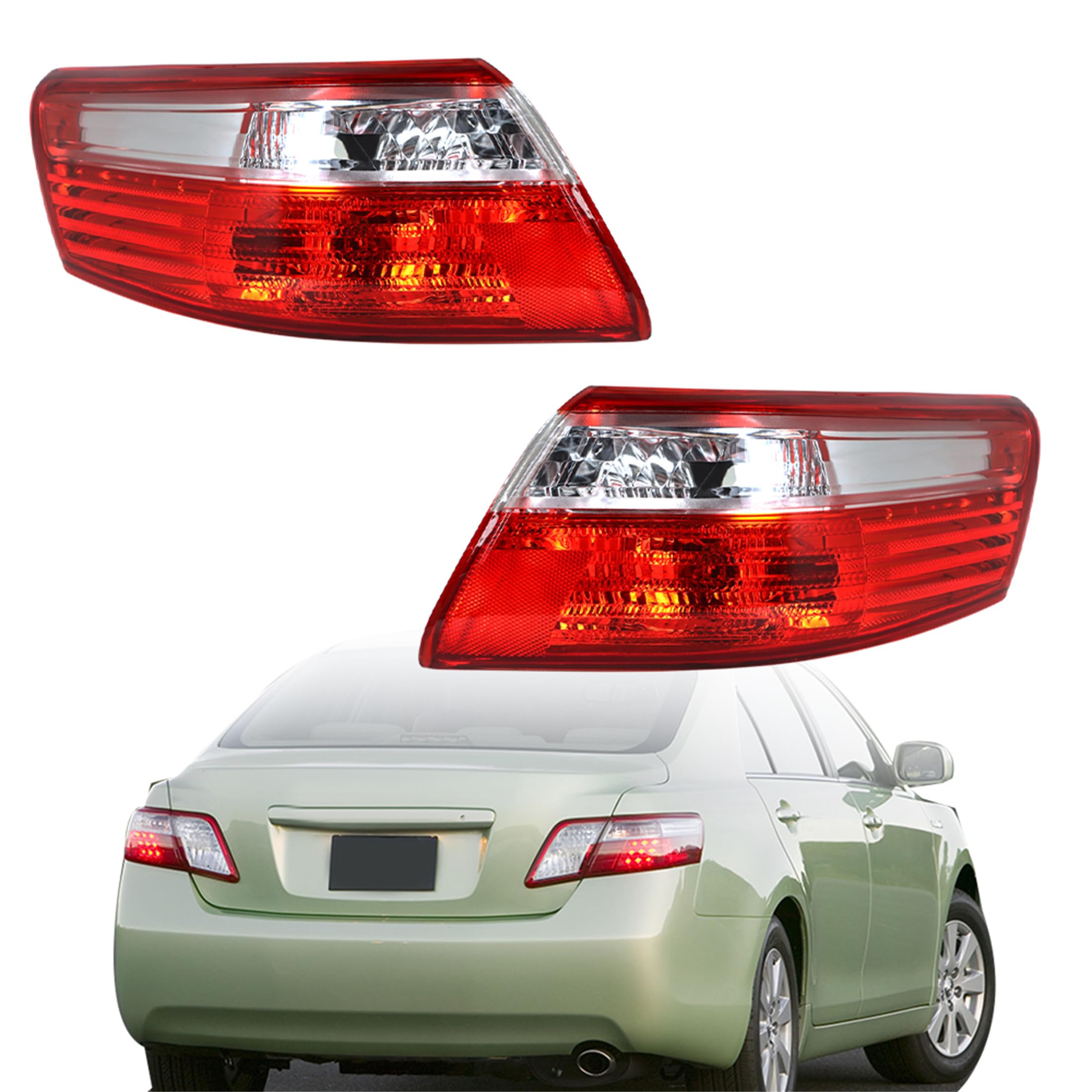 Photo 1 of Thomletha 1 Pair Passenger and Driver Tail Lights Replacement for Toyota Camry 2007-2009 Tail Lamp 8155006240 8155133340