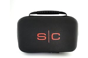 StyleCraft Professional Hair Clipper, Trimmer, Shaver Barber Carry or Storage Case with Zipper and Mesh Pocket, Black