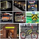 ZZLBZN Reflective Tape 8M Self Adhesive Waterproof Safety Marking Yellow view 6