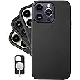 LONLI Classic - (for iPhone 14 Pro Max) - European Nappa Leather Case - Smoothen and Soften Over Time - Compatible with Magsafe - Black