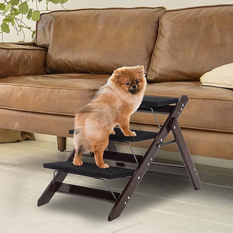 Amazon Com Festnight 2 In 1 Convertible Folding Pet Dog Ramp