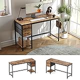 CubiCubi Computer Desk with 2 Drawers, 40 Inch