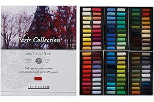 Sennelier Soft Pastels Half Stick Set 120/Pkg-Paris, Paris