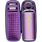 co2CREA Hard Travel Case Replacement for Ultimate Ears UE MEGABOOM 4 MEGABOOM 3 Portable Bluetooth Wireless Speaker (Ultraviolet Purple case for Speaker and Charging Dock)