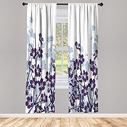 Lunarable East Window Curtains, Japanese Cherry