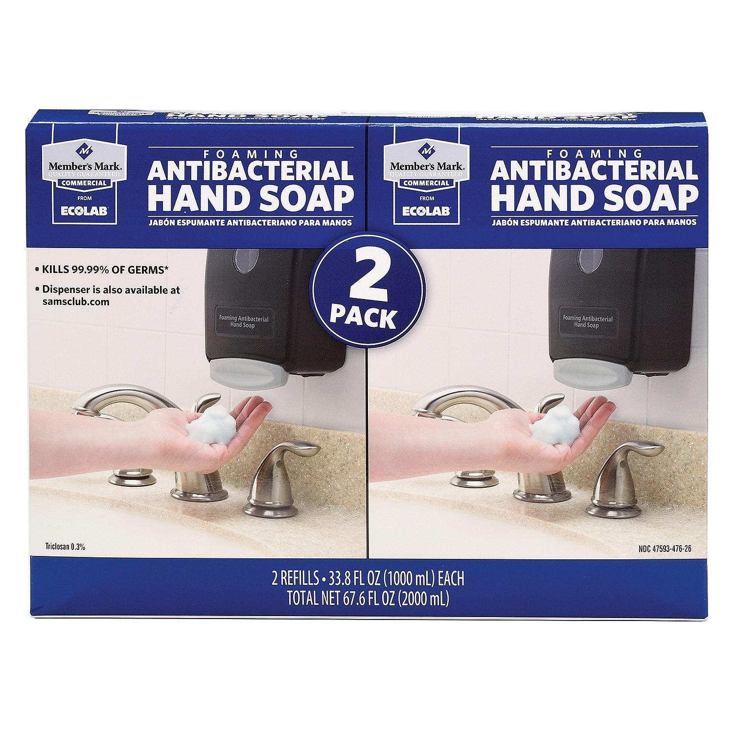 Proforce/Members Mark Commercial Foaming Antibacterial