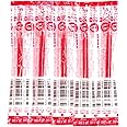 Zebra 1.0mm Red Ink Refill (JF-1.0), for Zebra Sarasa Clip 1.0 Gel Ballpoint Pen(JJE15-R), × 5 Pack/total 5 pcs (Japan Import) [Komainu-Dou Original Package]