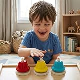 THE TWIDDLERS 8 Rainbow Desk Bells with Songbook Educational Toy view 8