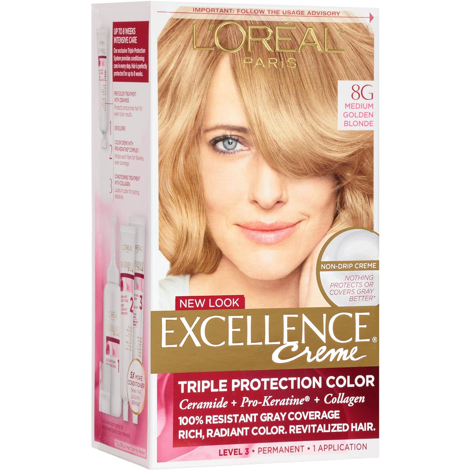 Amazon Com L Oreal Paris Excellence Creme Haircolor Medium
