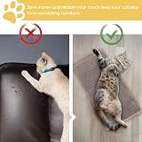 Nobleza 2Pcs Cat Scratching Board Reversible Curved Cardboard 44x22x8 cm view 7