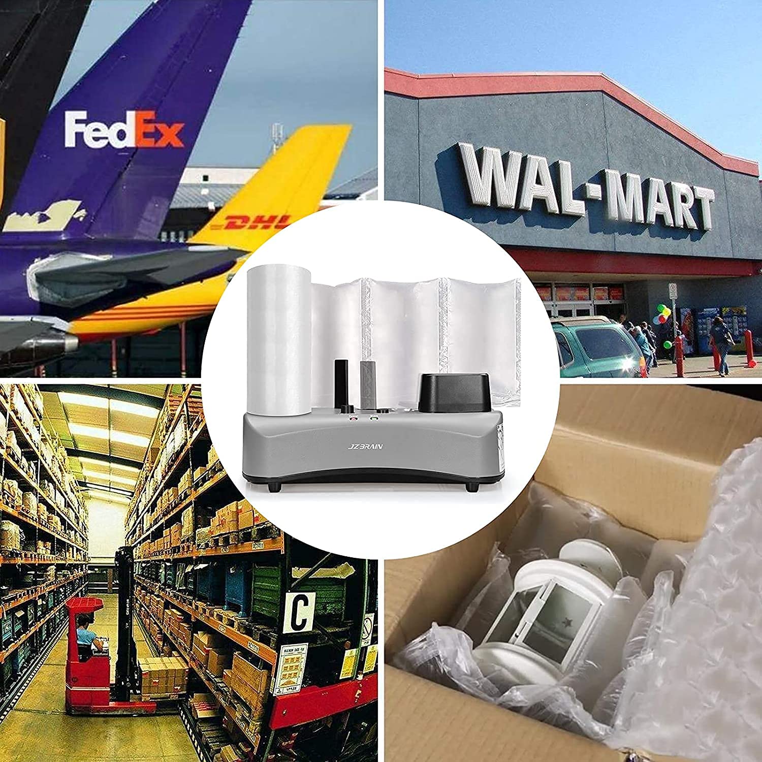 JZBRAIN YE300 110V Air Making Machine Air Pillow Maker Air Cushion