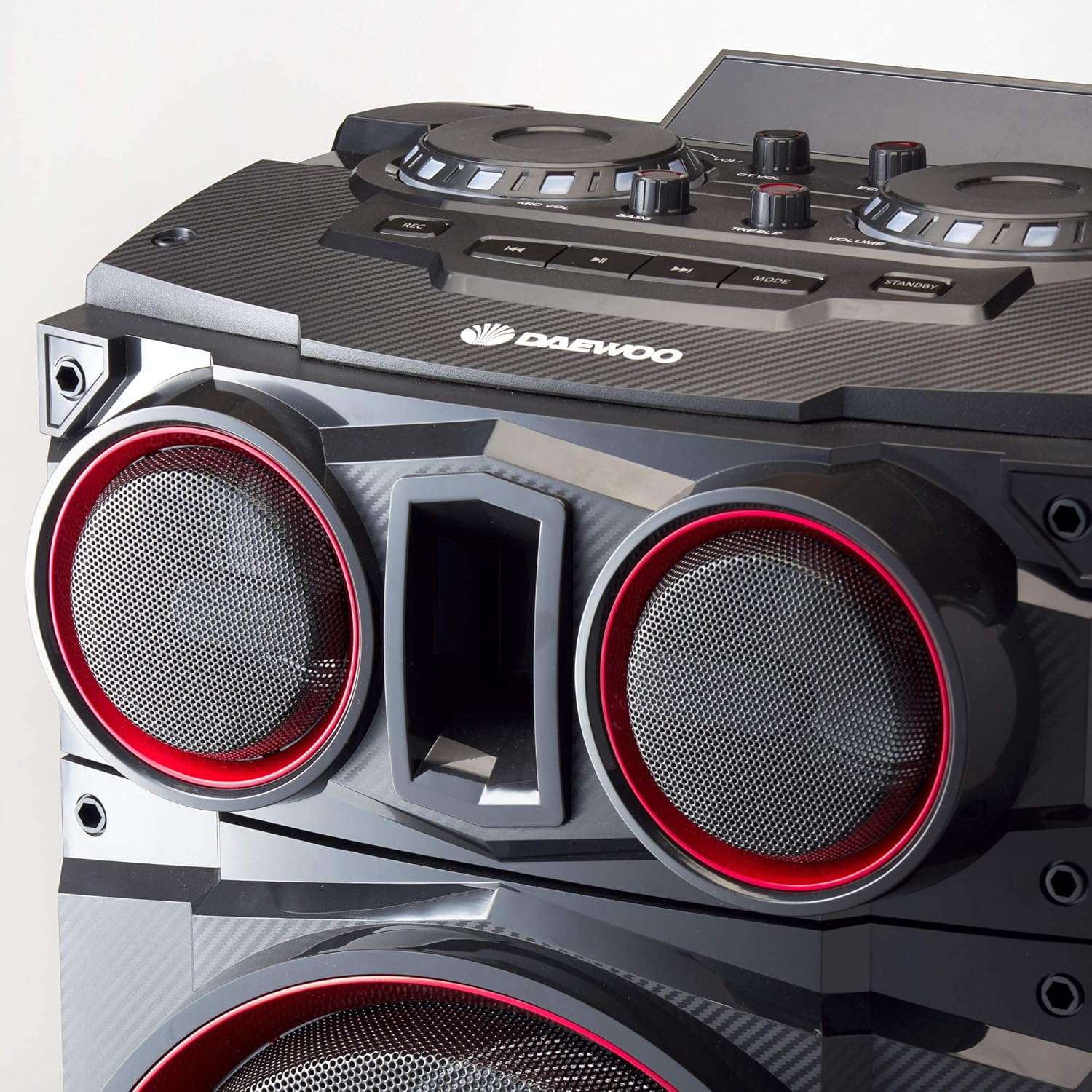 daewoo bluetooth subwoofer party speaker 400w