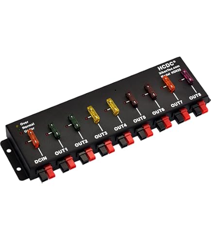 6-Position 45A Power Pole Distribution Block - HCDC HD066 Power Splitter - View #2