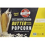 Tiny But Mighty Heirloom Popcorn ~ 7.5oz Butter Flavor Microwave Popcorn ~ virtually hulless, non-GMO