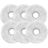 Tapo Washable Mop Cloth Replacement, RVA310, Compatible with RV50 Pro Omni | Comes with Easy to Replace 6x Washable Mop Cloths