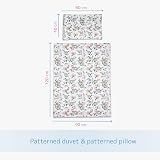 Baby Comfort 2-Piece Toddler Duvet & Pillow Set Forest 120x90 cm 100% Cotton view 4