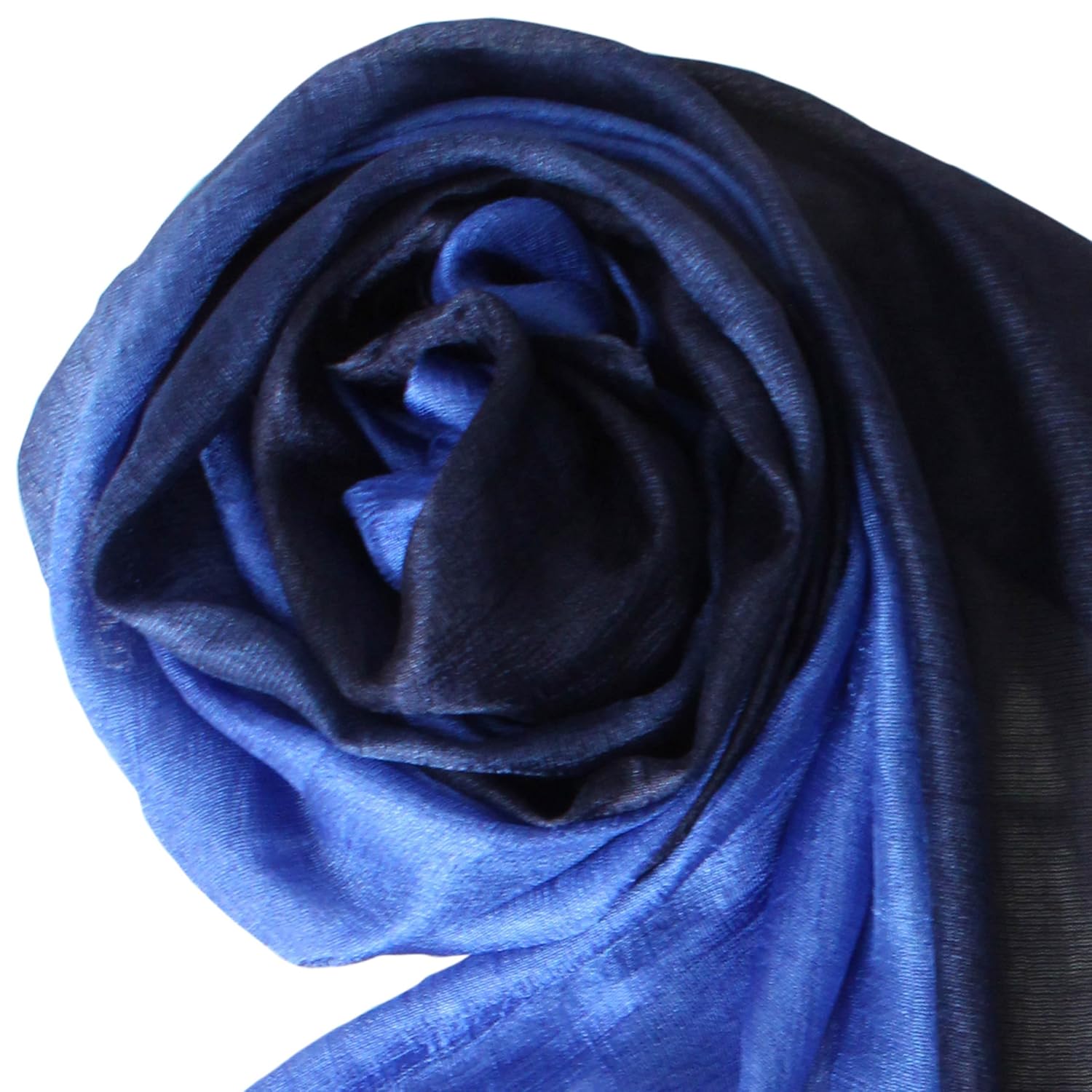 afsha scarves silk shimmer double coloured scarf - all colours & patterns