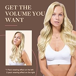 GOO GOO Clip in Hair Extensions Real Human
