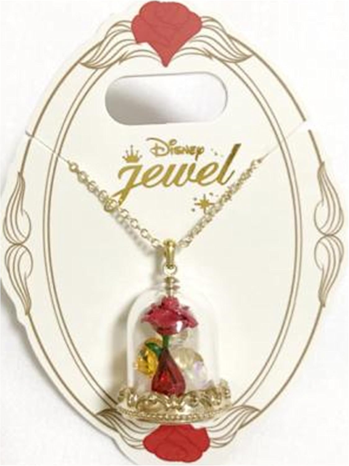 Amazon Co Jp ディズニーストア 美女と野獣 ネックレス 薔薇 バラ ドーム ホビー