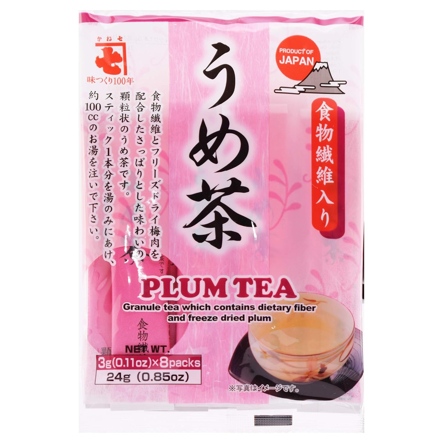 Plum Tea Ume Plum, Japan Tea, 0.84ounce(24g)/0.1ounce×