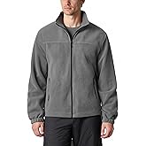 Blokehoway Men's Polar Fleece Jacket Full Zip Thick Winter Jackets for Men Soft Warm Outwear with Zipper Pockets