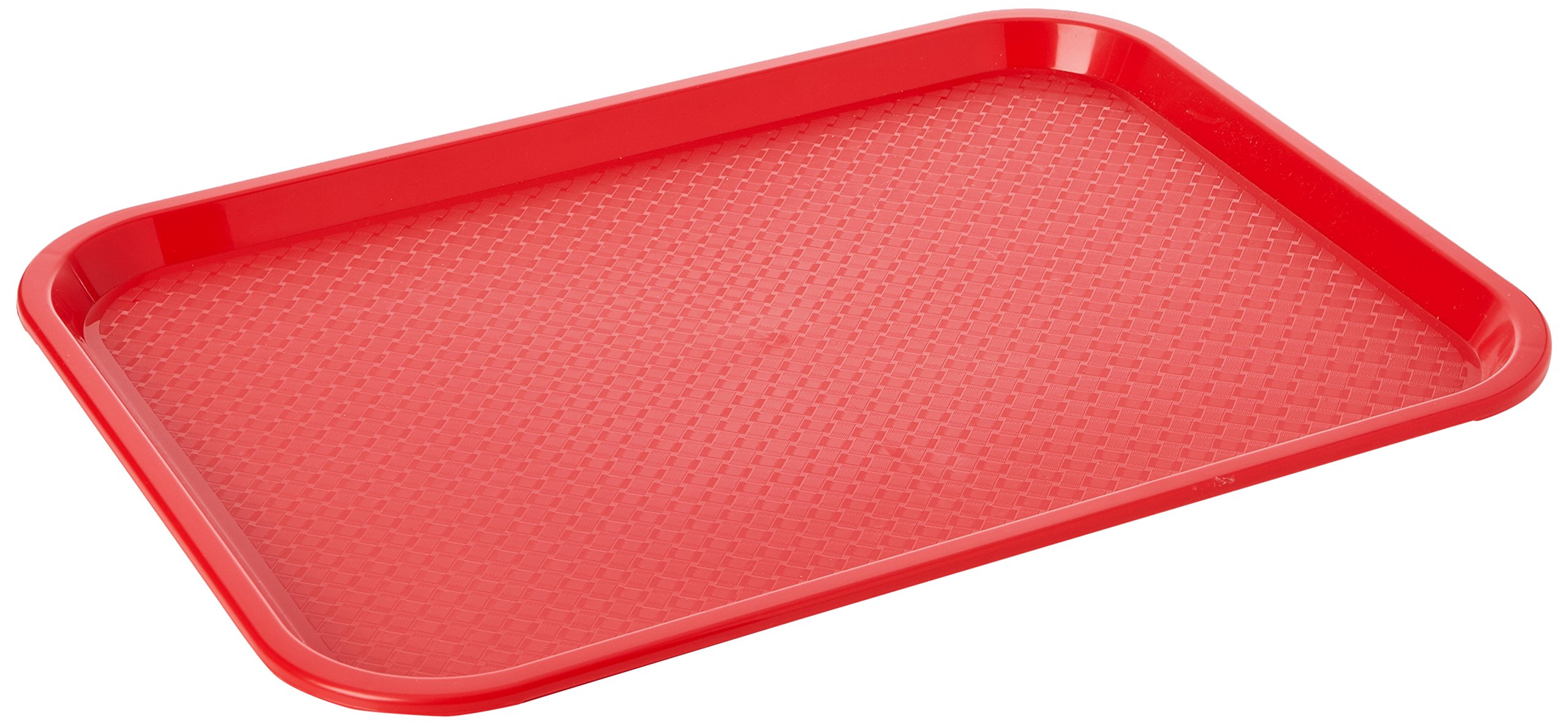 Kristallon P504 Foodservice Tray, Kristal Lon, Plastic, Medium, Red