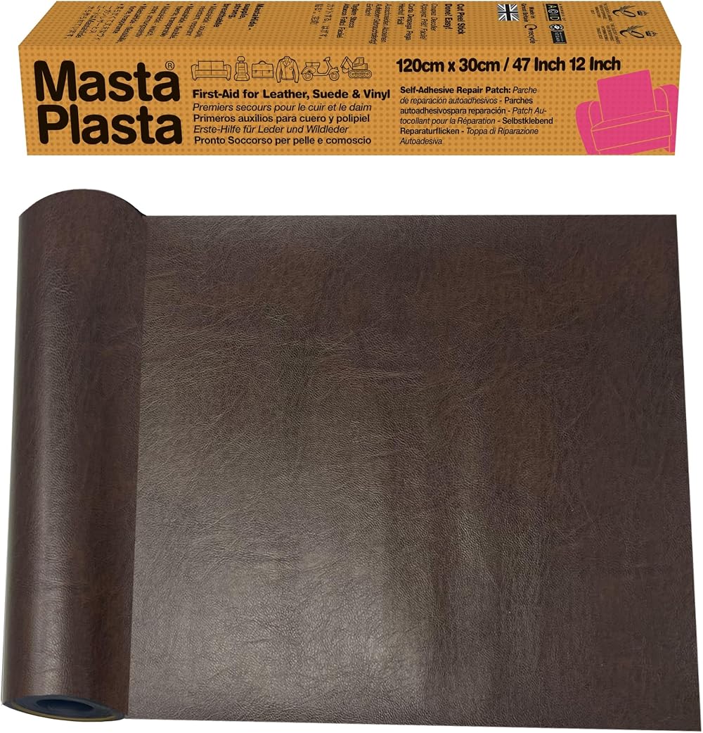 MastaPlasta The Original All-in-One Leather Repair Kit Mid-Brown 120x30cm