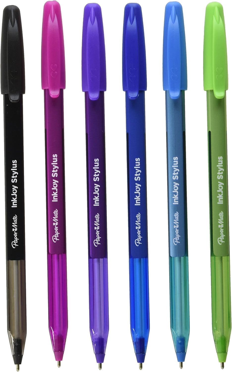 Paper Mate InkJoy 2 in 1 Stylus Ballpoint Pens, Medium Point, Assorted