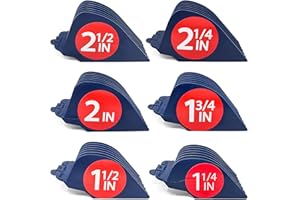 Clipquik Premium XL Clipper Guards for Most Wahl Clippers, Extra Long and Sturdy #20 18 16 14 12 10 (2.5 inch, 2.25", 2", 1.7