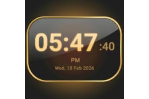 TV Digital Clock – Big & Minimal