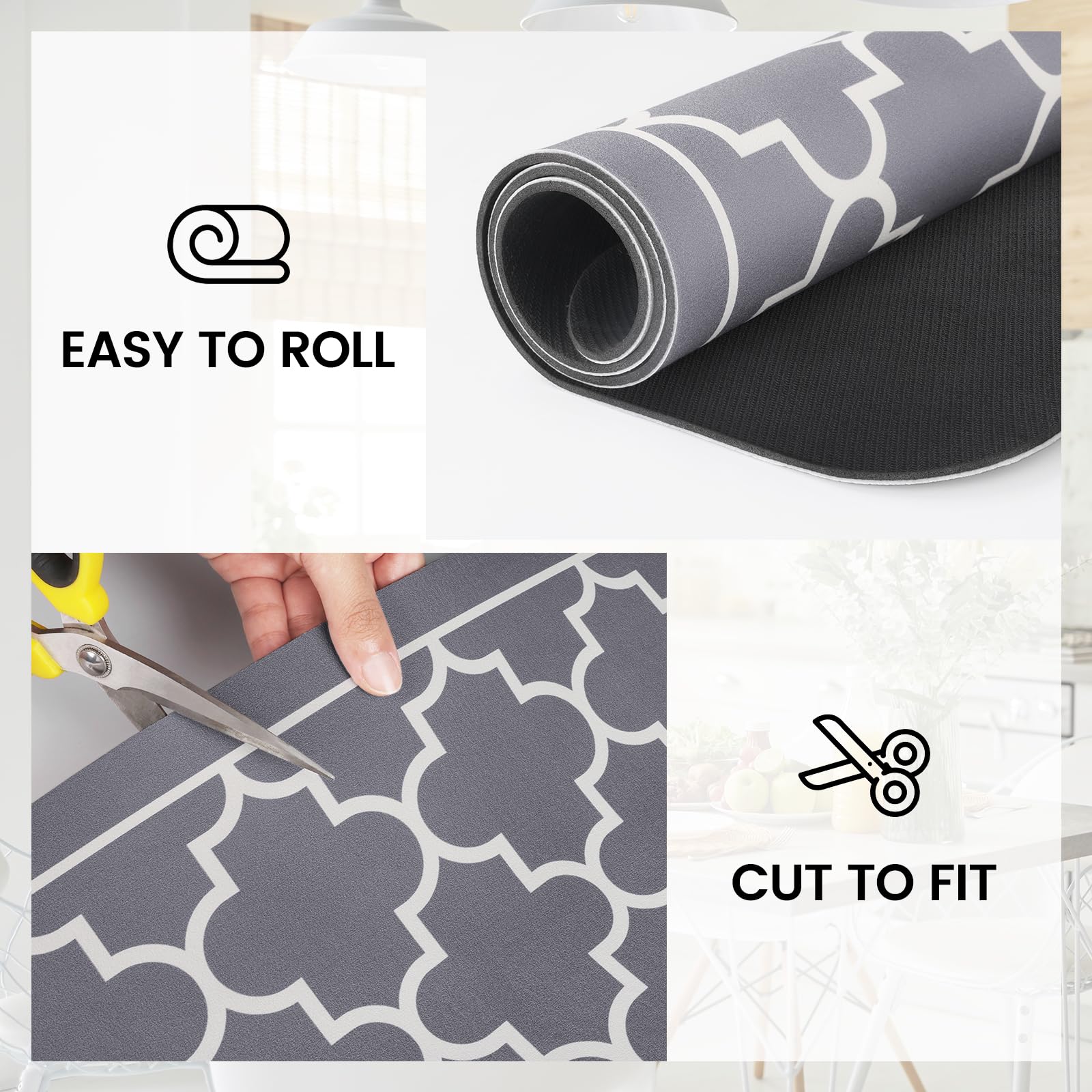 WISELIFE Dish Drying Mat Super Absorbent Drying Mat Large Dish Drying Mats for Kitchen Counter Easy Clean Dish Mat Kitchen Drying Mat16