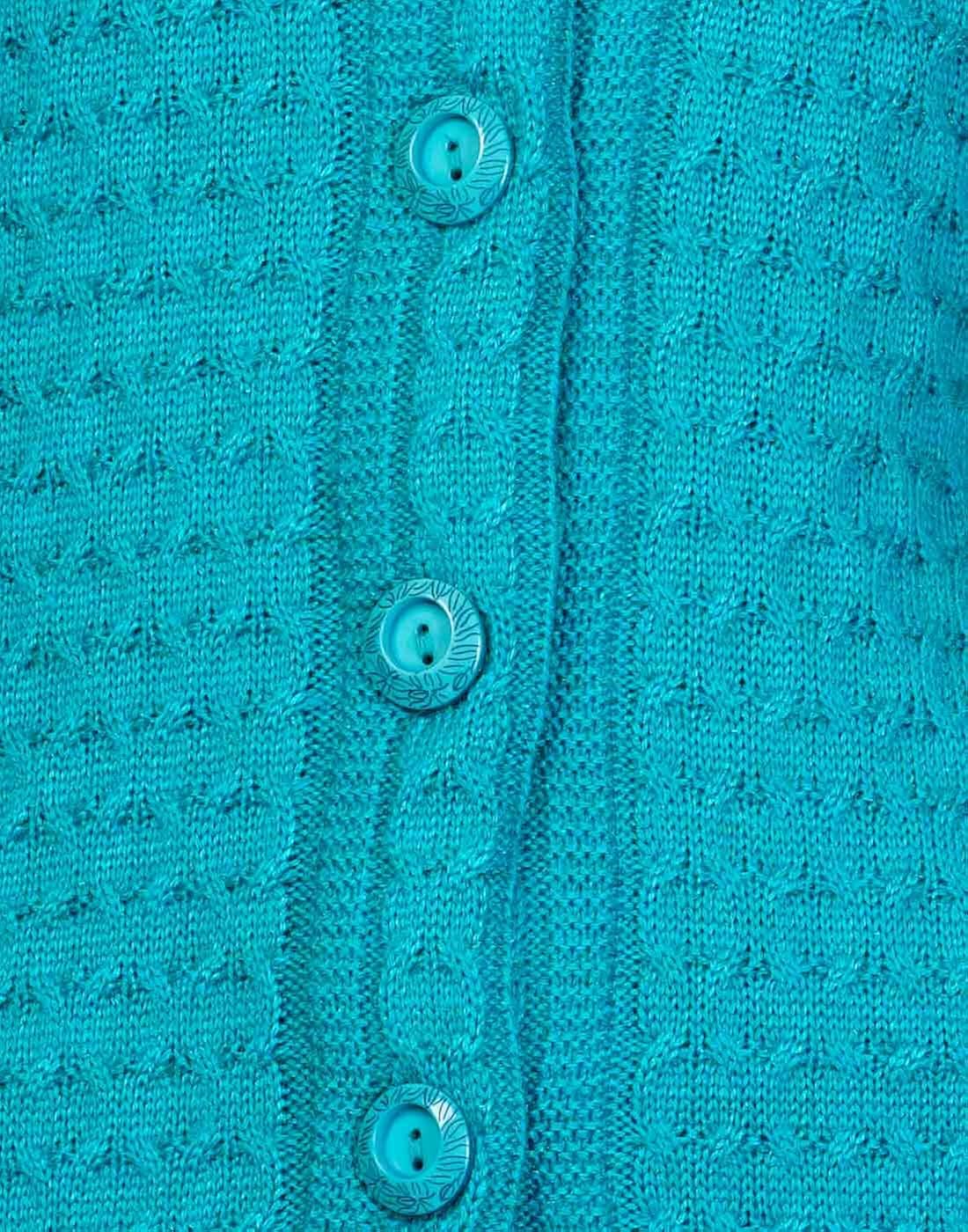 montrex turquoise long coat for women