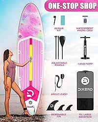 Dixero Inflatable Stand Up Paddle Board with SUP